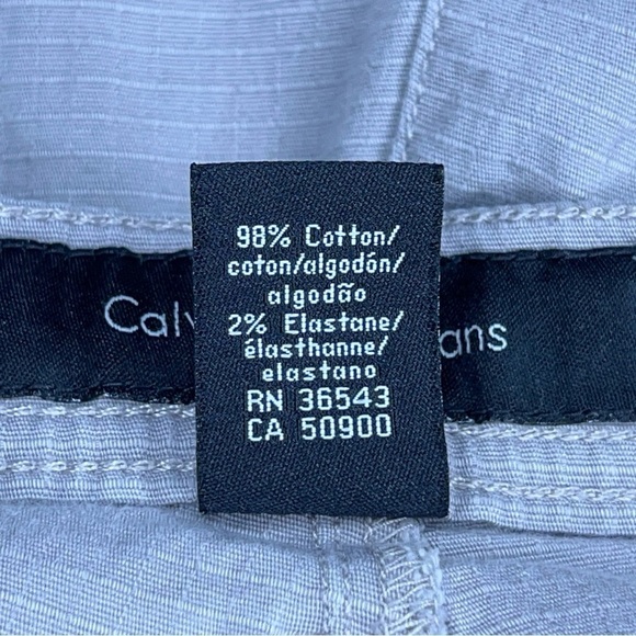 SIZE 2 CALVIN KLEIN GREIGE GREY BEIGE KHAKI SHORTS LIGHTWEIGHT - Picture 7 of 9